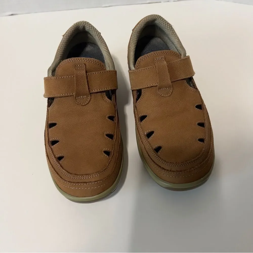 Orthofeet Serene Women's Tan Leather Comfort Orthotic‎ Slip On Shoes Size 7 M